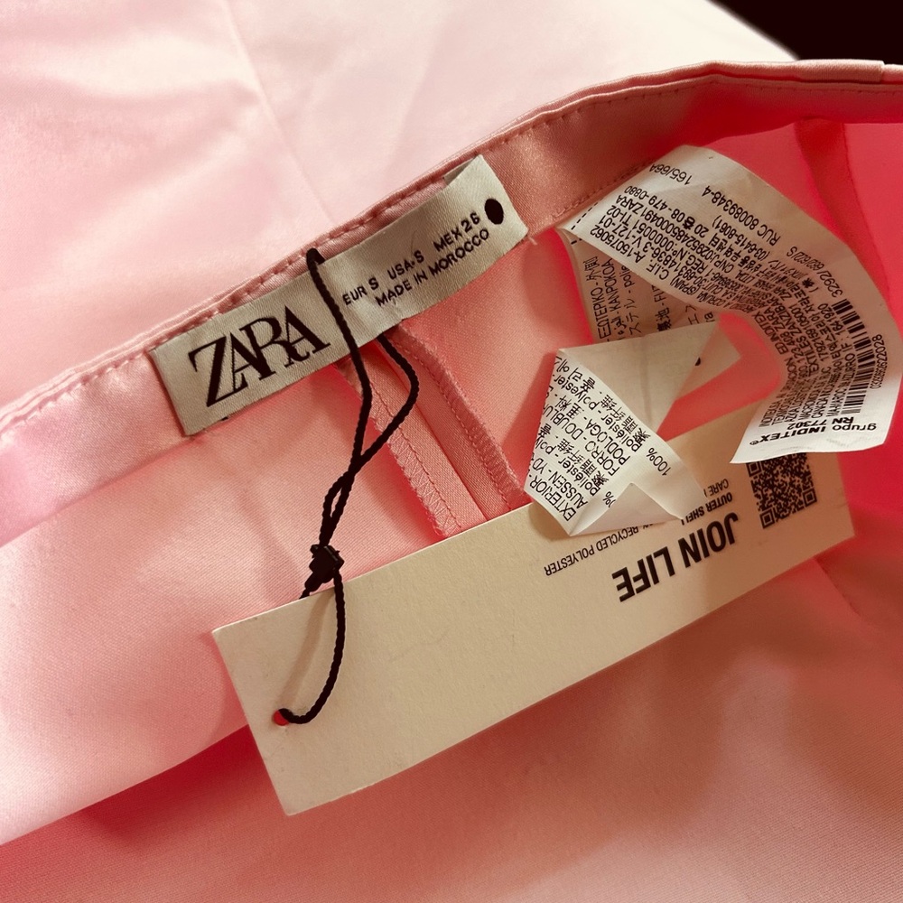 ZARA limited edition bow mini skirt NWT S - Picture 5 of 5